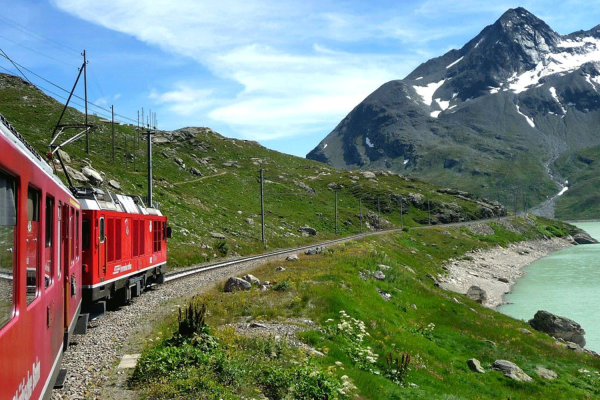 Treno Bernina Express: escursione di un giorno sulle Alpi